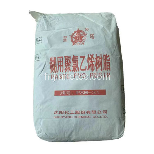 Chlorure de polyvinyle en pvc pâte de résine PSH-30 marque Xingta